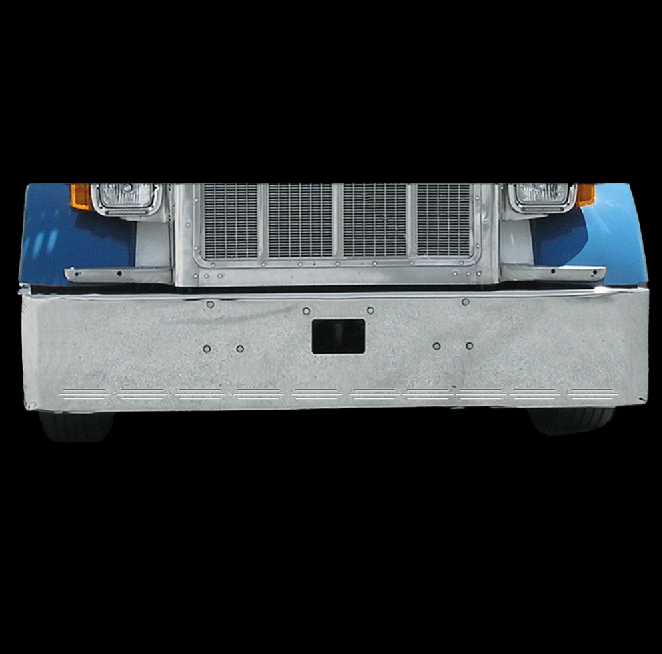 Bumper 20" Peterbilt 378/379 (1987-2007) Box End  w/ Tow & 10 Hidden Light Holes