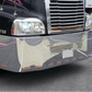 Bumper 22" Chrome Freightliner Century (1996-2004) w/ Tow & Hidden Light Holes
