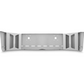 Bumper 22" Chrome International 9200/9400 Aero Style, w/ Tow & Hidden Light Holes.