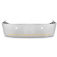 Bumper 22" Chrome International 9200/9400 Aero Style, w/ Tow & Hidden Light Holes.