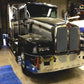 Bumper 22" Chrome Kenworth T600 (All Years) Aerodynamic, Grille Installed, Air Vent, Tow, Fog Lights & 9 Hidden Light Holes