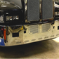 Bumper 22" Chrome Kenworth T600 (All Years) Aerodynamic, Grille Installed, Air Vent, Tow, Fog Lights & 9 Hidden Light Holes