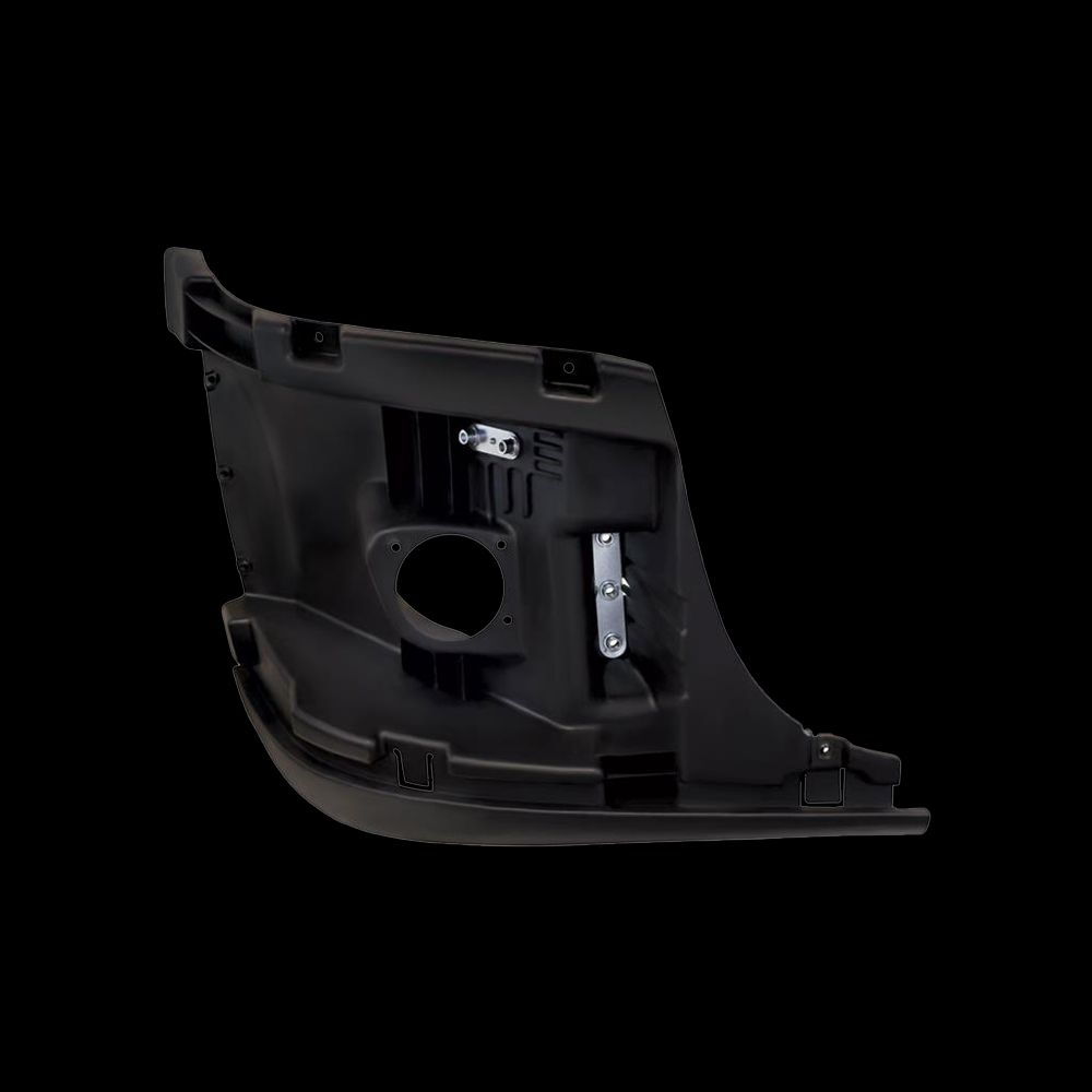 Bumper End Reinforcement W/ Fog Light Hole For 2008 - 2017 Freightliner Cascadia - Passenger