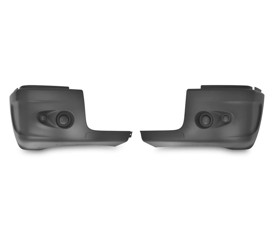 Bumper Ends Plastic Freightliner Century 2004+. Dark Gray, OEM Style.