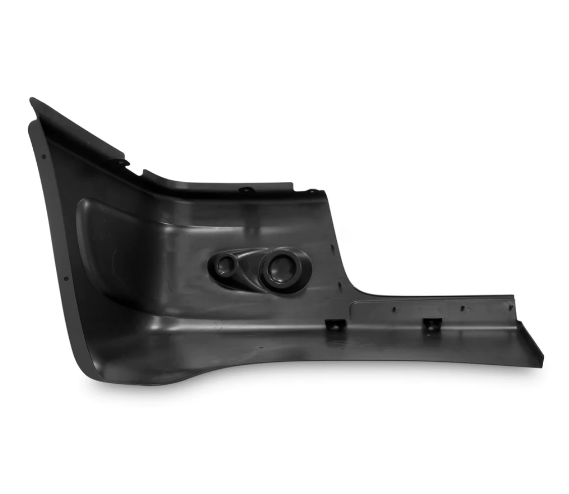 Bumper Ends Plastic Freightliner Century 2004+. Dark Gray, OEM Style.