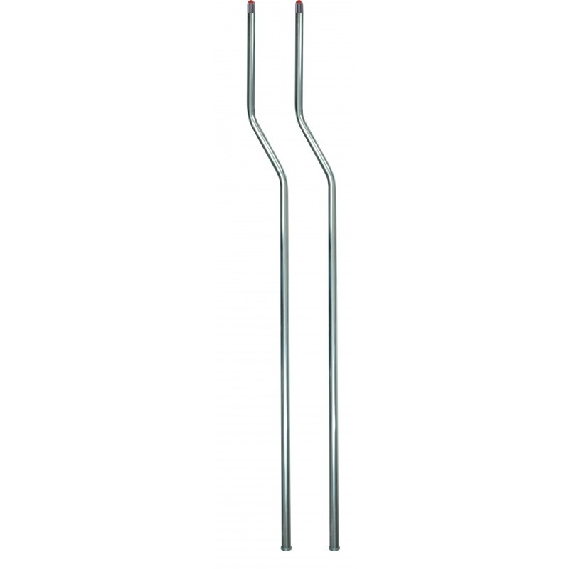 Stainless Steel Bumper Guide - Amber - Cab Exterior