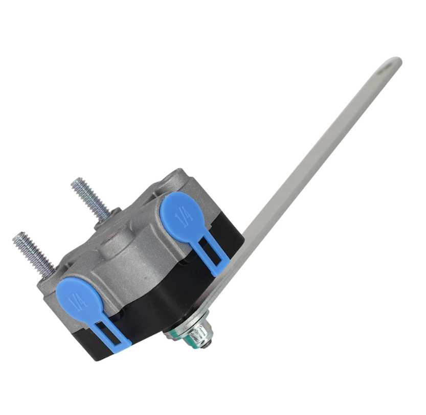 Cab Air Bag Leveling Valve Ports: 1/4" NPT Arm: Straight, 8" on Centers