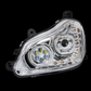 Chrome 10 LED Headlight for (2013-2021) Kenworth T680 - Driver Side