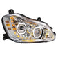 Chrome 10 LED Headlight for (2013-2021) Kenworth T680 - Passenger Side