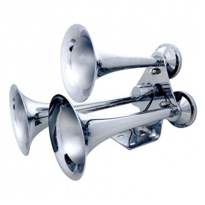 Chrome 3 Trumpet "Competition Series" Heavy Duty Train Horn