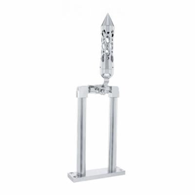 Chrome 9" Air Horn Lever Set With Daytona Grip