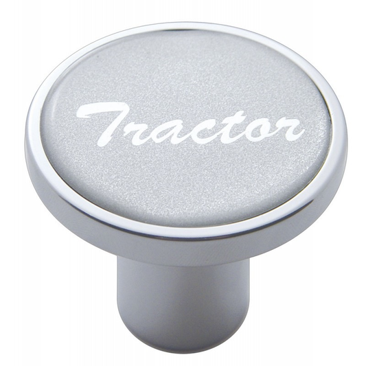 Tractor Air Valve Knob - Silver Glossy Sticker Cab Interior