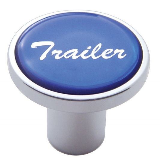 Trailer Air Valve Knob - Blue Glossy Sticker Cab Interior