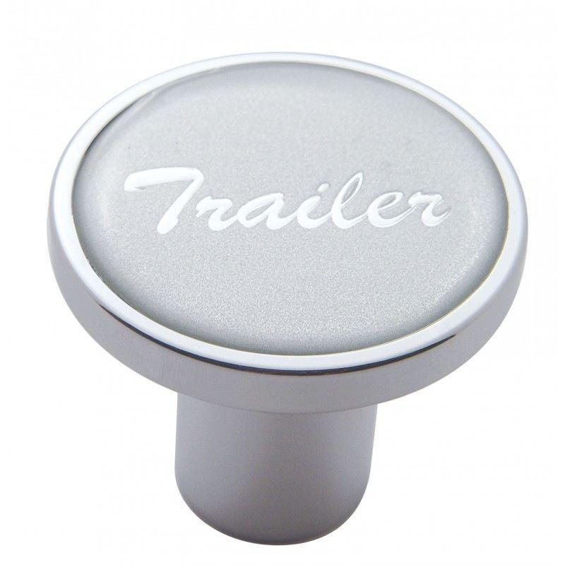 Trailer Air Valve Knob - Silver Glossy Sticker Cab Interior