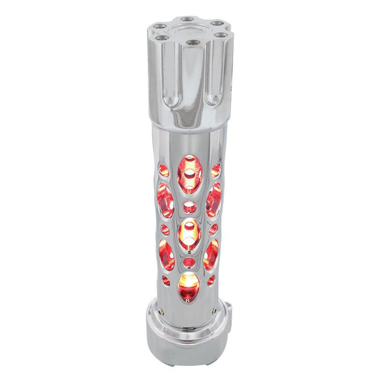 Chrome ''Austin'' 9/10 Speed Gun Cylinder Gearshift Knob w/ High Power