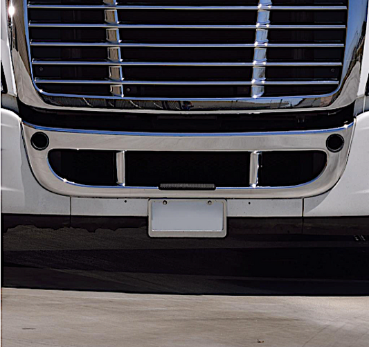 Chrome Center Bumper Trim For 2008-2017 Freightliner Cascadia