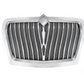 CHROME CURVED STYLE GRILLE WITH BUG SCREEN FOR 2018-2025 INTERNATIONAL LT