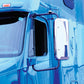 Chrome Door Mirror Cover for Freightliner Century / Columbia 2005 & Up. Driver Side.