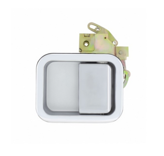 CHROME EXTERIOR DOOR HANDLE FOR MACK PINNACLE (2008+) & VISION (2000-2008) - DRIVER