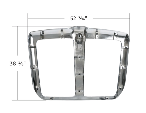 CHROME GRILLE SURROUND, KENWORTH T680 (2013-2021 )