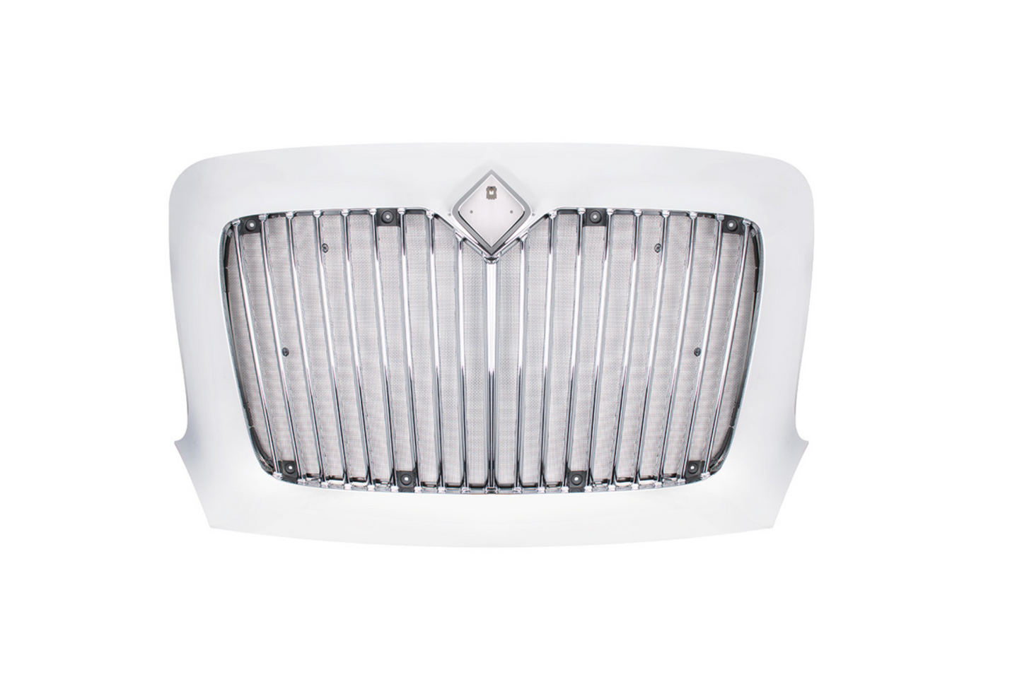 CHROME GRILLE WITH BUG SCREEN FOR 2002+ INTERNATIONAL TRANSTAR