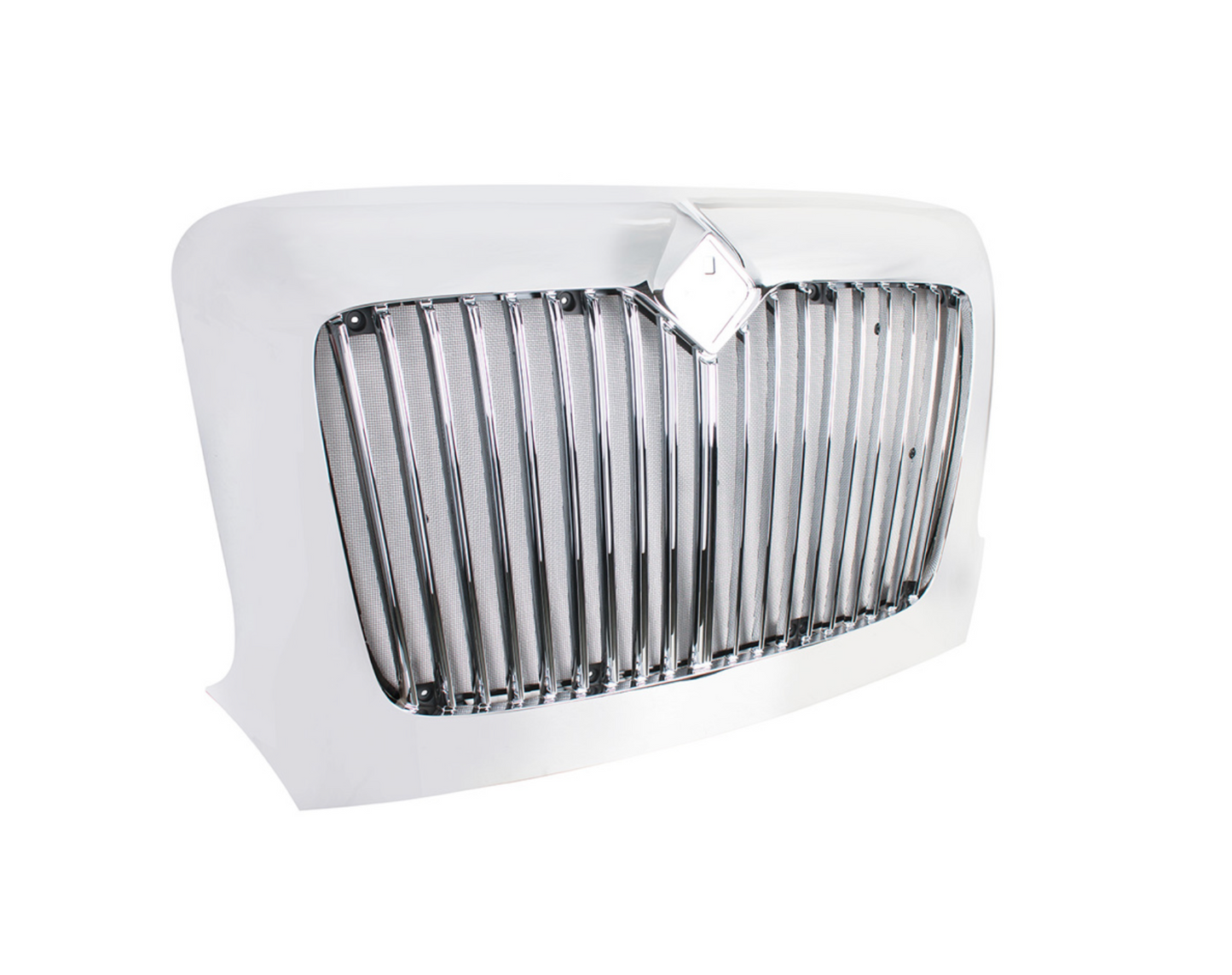 CHROME GRILLE WITH BUG SCREEN FOR 2002+ INTERNATIONAL TRANSTAR