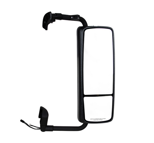 CHROME HEATED MIRROR ASSEMBLY FOR 2004-2012 VOLVO VNL - PASSENGER