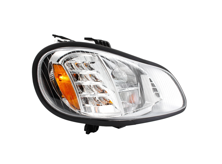 CHROME HIGH POWER FULL LED HEADLIGHT FOR 2003-2024 FREIGHTLINER M2-PASSENGER