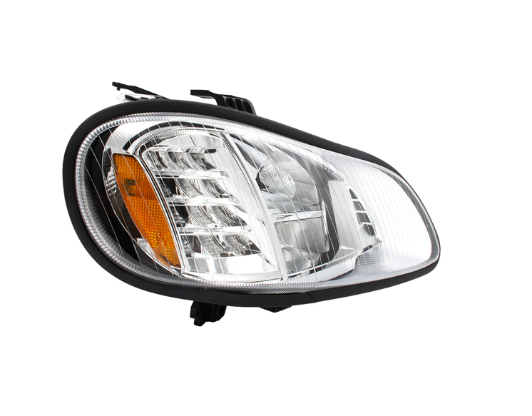 CHROME HIGH POWER FULL LED HEADLIGHT FOR 2003-2024 FREIGHTLINER M2-PASSENGER