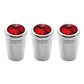 Chrome Kenworth Mini Toggle Switch Extension W/ Diamond - Red (3-pack)