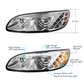 CHROME LED HEADLIGHT FOR PETERBILT 386 (2005-2015) & 387 (1999-2010) / 335 (2005 - 2010) - DRIVER