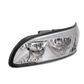 CHROME LED HEADLIGHT WITH COLOR CHANGING POSITION LIGHT BAR FOR PETERBILT 386 (2005-2015) & 387 (1999-2010) / 335 (2005 - 2010) -  DRIVER (OFF ROAD USE ONLY)