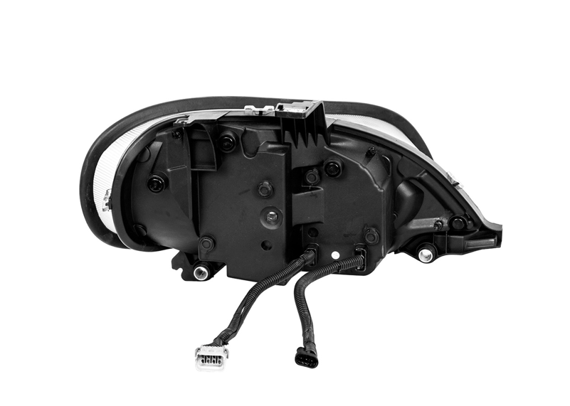 CHROME LED PROJECTION HEADLIGHT ASSEMBLY FOR 2003-2024 FREIGHTLINER M2- DRIVER