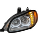 CHROME LED PROJECTION HEADLIGHT ASSEMBLY FOR 2003-2024 FREIGHTLINER M2- DRIVER