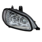 CHROME LED PROJECTION HEADLIGHT ASSEMBLY FOR 2003-2024 FREIGHTLINER M2- PASSENGER