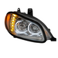 CHROME LED PROJECTION HEADLIGHT ASSEMBLY FOR 2003-2024 FREIGHTLINER M2- PASSENGER