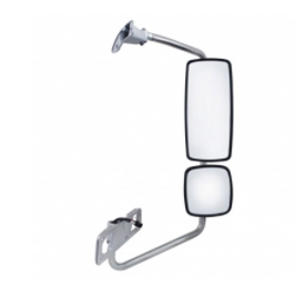 CHROME MIRROR ASSEMBLY FOR 2001-2020 FREIGHTLINER COLUMBIA - PASSENGER - HEATED