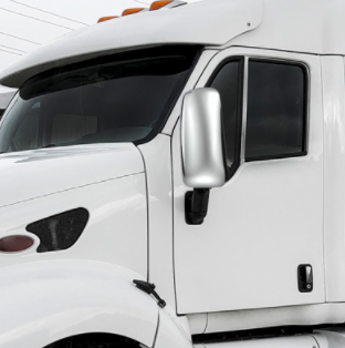 CHROME MIRROR COVER FOR Peterbilt 387 (2000-2011), 587 (2012-2018), & Kenworth T700 (2010-2016) & Kenworth T2000 (1996-2010) - PASSENGER