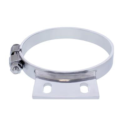 Chrome Peterbilt Cab 6" Exhaust Clamp