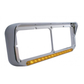 14 Led Dual Headlight Bezel W/ Visor - Amber Led/amber Lens Lighting & Accessories