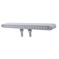 19 Led Reflector Double Face Light Bar - Amber & Red Led/clear Lens Lighting Accessories