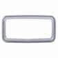 Chrome Plastic 2006 + Peterbilt Center Dash Instrument Bezel W/ Visor