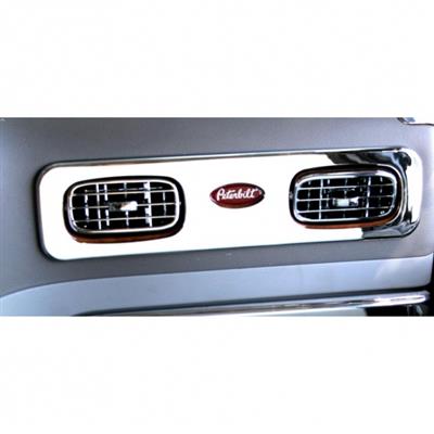 Chrome Plastic 2006 + Peterbilt Passenger A/C Vent Trim