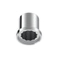 Chrome Plastic 3/4" X 1 1/4" Flat Top Nut Cover Push-On (10 Pack)