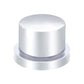 Chrome Plastic 33Mm Flat Nut Cover W/ Flange