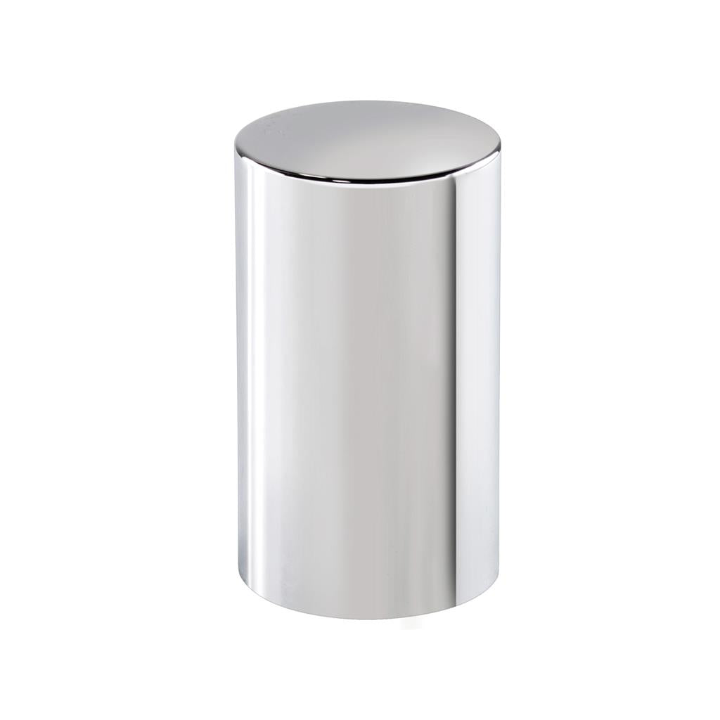 Chrome Plastic 33mm Push-On Cylinder Nut Covers