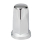 Chrome Plastic 33Mm X 3 1/4" Extra Tall Push-On Nut Cover W/ Flange