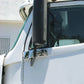 Chrome Plastic Bottom Mirror Post Covers For 1996-2010 Freightliner (Pair)