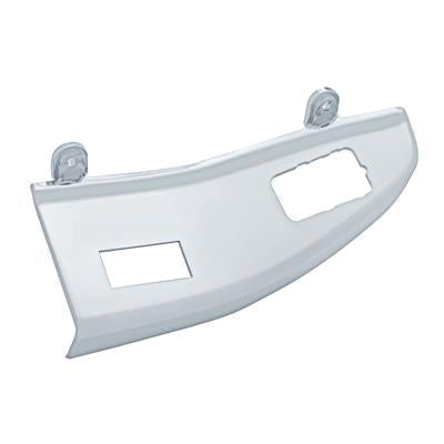 Chrome Plastic Freightliner Front Door Handle Trim - Driver Side W/ 2 Openings