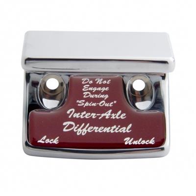 Chrome Plastic Freightliner Switch Guard W/ Glossy Axle-Differential